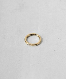 Diliraba 片耳 アレルギー対応 ステンレス フープ クリップ イヤリング