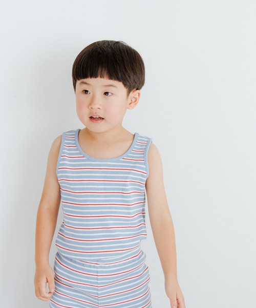LOWRYS FARM(ローリーズファーム)の「USAリブタンクトップ* 994925(タンクトップ・キッズ・ブラック/パープル/パープル系その他/グリーン/ブルー・110cm/120cm/130cm/140cm/150cm)」の13枚目の写真