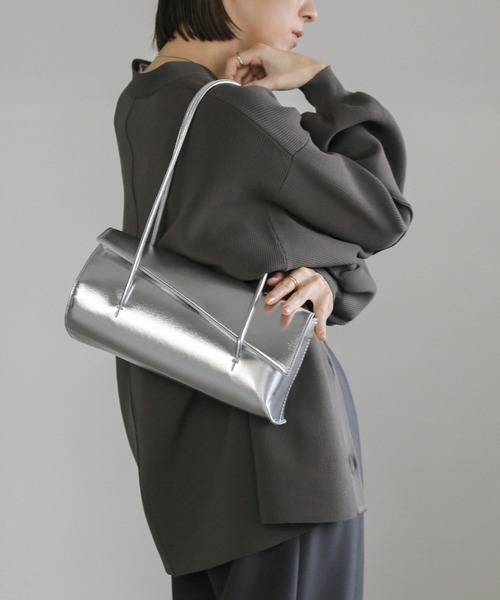select MOCA（セレクトモカ）の「【ZOZO限定】スクエアハンドルバッグ（ハンドバッグ・レディース・ブラック/シルバー・FREE）」の15枚目の写真