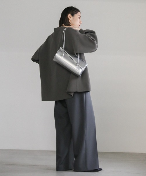 select MOCA（セレクトモカ）の「【ZOZO限定】スクエアハンドルバッグ（ハンドバッグ・レディース・ブラック/シルバー・FREE）」の19枚目の写真