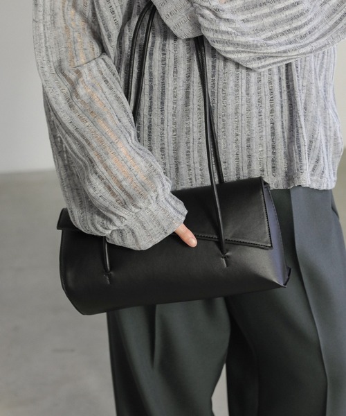 select MOCA（セレクトモカ）の「【ZOZO限定】スクエアハンドルバッグ（ハンドバッグ・レディース・ブラック/シルバー・FREE）」の7枚目の写真