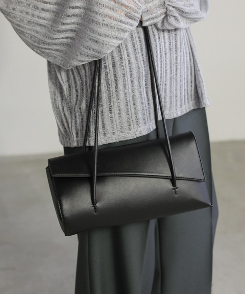 select MOCA（セレクトモカ）の「【ZOZO限定】スクエアハンドルバッグ（ハンドバッグ・レディース・ブラック/シルバー・FREE）」の9枚目の写真