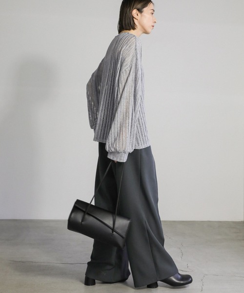 select MOCA（セレクトモカ）の「【ZOZO限定】スクエアハンドルバッグ（ハンドバッグ・レディース・ブラック/シルバー・FREE）」の8枚目の写真