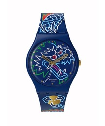 SWATCH(XEHb`)DRAGON IN WAVES(AiOrv)