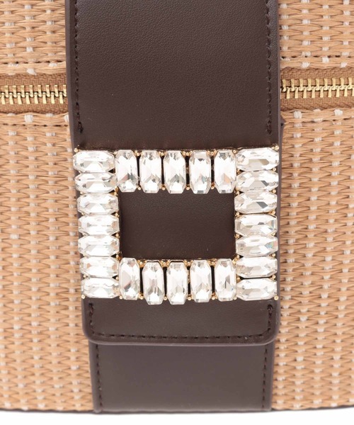 31 Sons de mode（トランテアン　ソン　ドゥ　モード）の「ビジューバニティバッグ（ハンドバッグ・レディース・ベージュ/オフホワイト・フリー）」の17枚目の写真