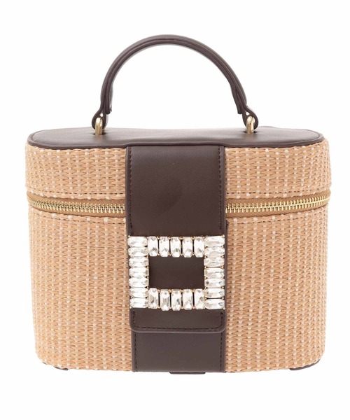 31 Sons de mode（トランテアン　ソン　ドゥ　モード）の「ビジューバニティバッグ（ハンドバッグ・レディース・ベージュ/オフホワイト・フリー）」の20枚目の写真