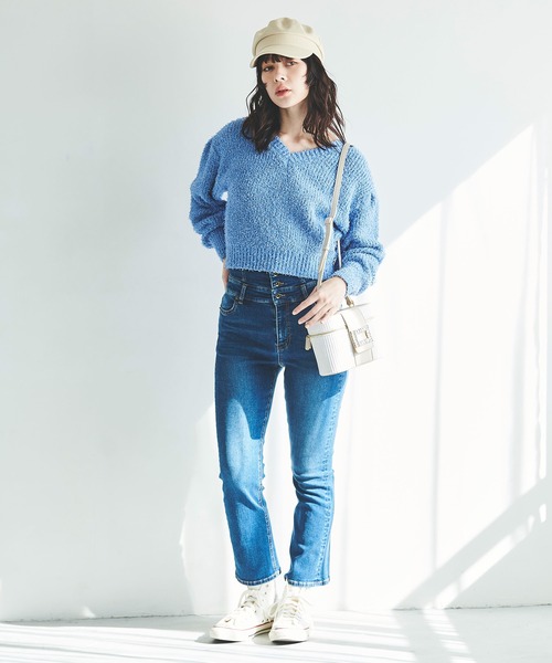 31 Sons de mode（トランテアン　ソン　ドゥ　モード）の「ビジューバニティバッグ（ハンドバッグ・レディース・ベージュ/オフホワイト・フリー）」の3枚目の写真