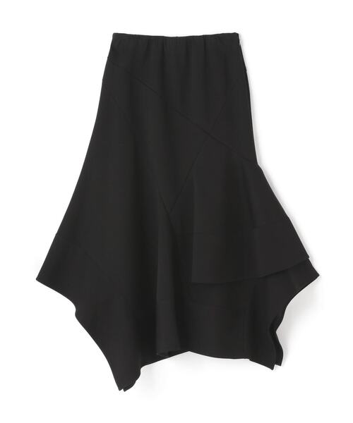 AULA(アウラ)の「AULA/アウラ/Random Flare Hem Skirt(スカート・レディース・シルバー/ブラック・F)」の7枚目の写真