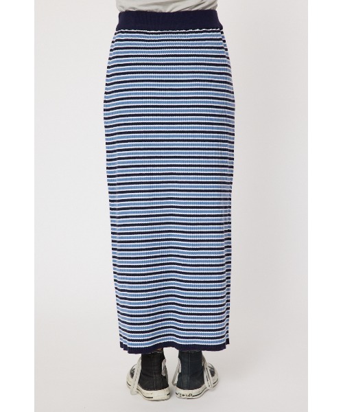 RODEO CROWNS WIDE BOWL(ロデオクラウンズワイドボウル)の「ボーダーリブニット スカート(スカート・レディース・レッド系その他/ブルー系その他3・FREE)」の9枚目の写真