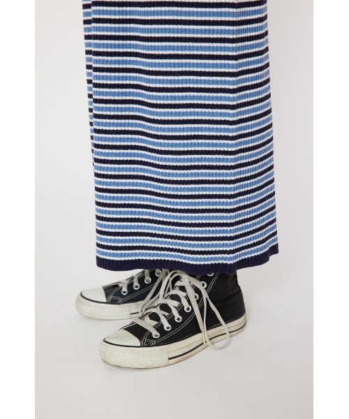 RODEO CROWNS WIDE BOWL(ロデオクラウンズワイドボウル)の「ボーダーリブニット スカート(スカート・レディース・レッド系その他/ブルー系その他3・FREE)」の11枚目の写真