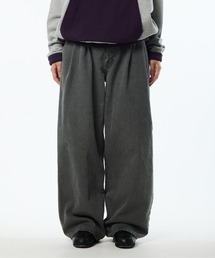 2tuck wide denim / ツータックワイドデニム