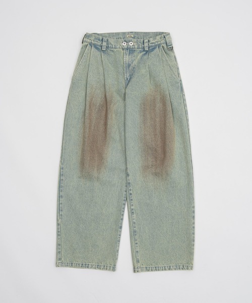 THE BOLDMAN（ザ ボールドマン）の「2tuck wide denim / ツータックワイドデニム（デニムパンツ・メンズ・インディゴブルー/ブラック/サックスブルー/グレー/ブルー/ライトブルー/ブラウン・LARGE/MEDIUM）」の22枚目の写真