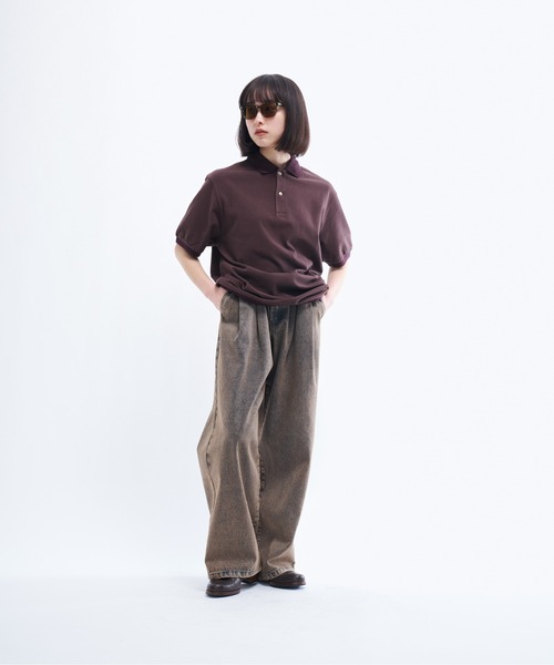 セール】2tuck wide denim / ツータックワイドデニム（デニム