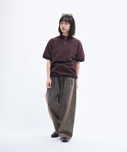 セール】2tuck wide denim / ツータックワイドデニム（デニム