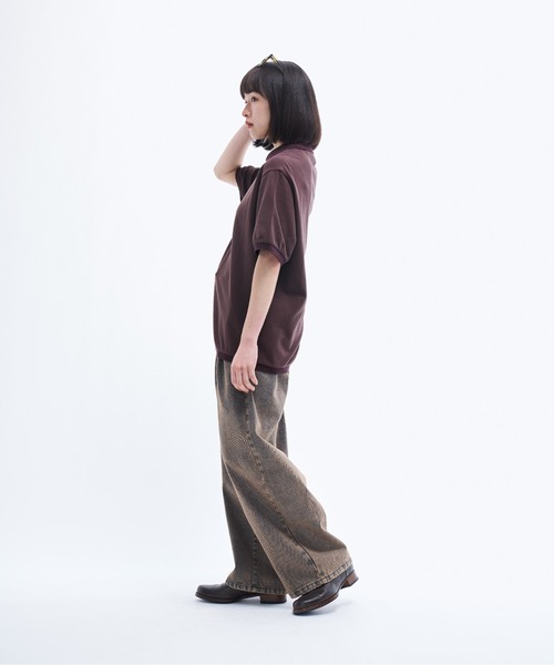 セール】2tuck wide denim / ツータックワイドデニム（デニム