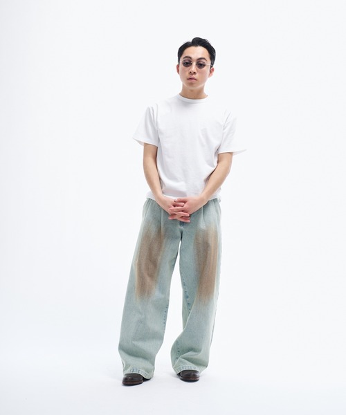 THE BOLDMAN（ザ ボールドマン）の「2tuck wide denim / ツータックワイドデニム（デニムパンツ・メンズ・インディゴブルー/ブラック/サックスブルー/グレー/ブルー/ライトブルー/ブラウン・LARGE/MEDIUM）」の18枚目の写真