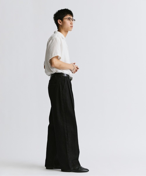 新品THE BOLDMAN ツータックワイドスラックス セール】2tuck wide Slacks / ツータックワイドスラックス