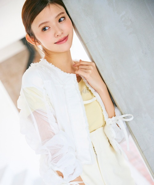 ROYAL PARTY（ロイヤルパーティー）の「デニムチュールブルゾン