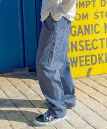 GLAZOS | デニム・配色ステッチペインターパンツ(その他パンツ)