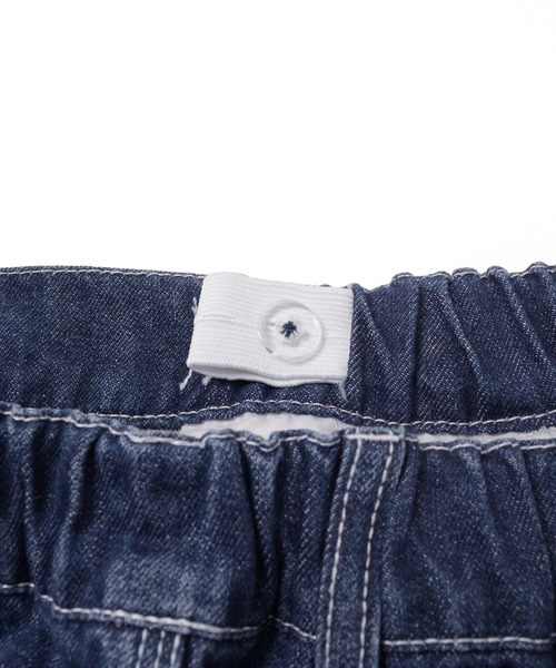 GLAZOS(グラソス)の「デニム・配色ステッチペインターパンツ(その他パンツ・キッズ・ブラック/サックスブルー/インディゴブルー・170cm/160cm/150cm/140cm)」の18枚目の写真