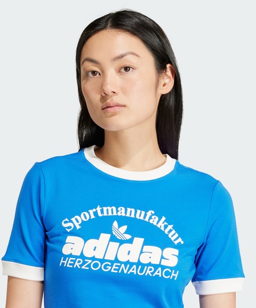 adidas（アディダス）の「レトロ グラフィック 半袖Tシャツ