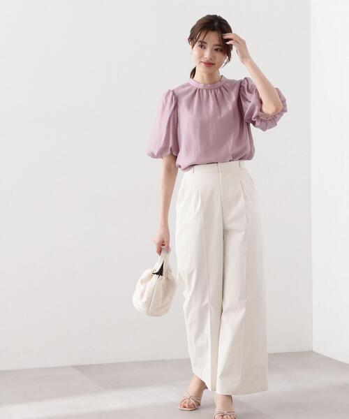 PROPORTION BODY DRESSING（プロポーションボディドレッシング）の「ストレートワイドパンツ / 1214130302（その他パンツ・レディース・ブラック/オフホワイト・MEDIUM/SMALL）」の14枚目の写真