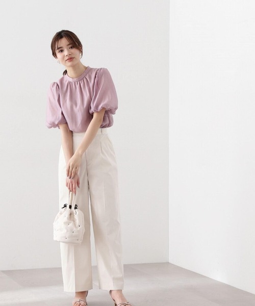 PROPORTION BODY DRESSING（プロポーションボディドレッシング）の「ストレートワイドパンツ / 1214130302（その他パンツ・レディース・ブラック/オフホワイト・MEDIUM/SMALL）」の17枚目の写真