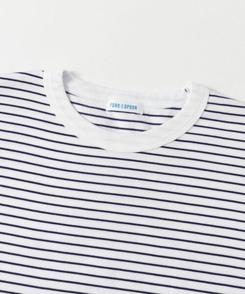 FORK&SPOON(フォークアンドスプーン)の「FORK&SPOON ボーダーロングスリーブTシャツ(Tシャツ/カットソー・メンズ・ブラック系その他/ブルー系その他/ホワイト系その他・4/5)」の16枚目の写真