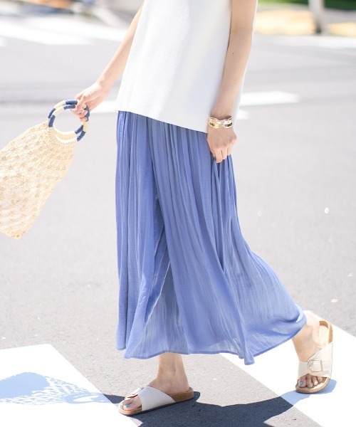 a.v.v（アーヴェヴェ）の「【洗える/イージーケア】落ち感ギャザースカンツ（その他パンツ・レディース・ブルー/ベージュ/ダークグレー/グリーン/オレンジ/ブラウン/レッド/ネイビー/サンドベージュ/ダークグリーン・38/40/36/42/34）」の21枚目の写真