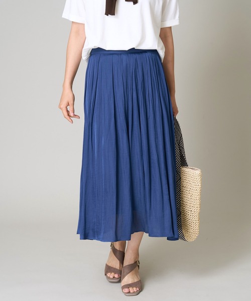 a.v.v（アーヴェヴェ）の「【洗える/イージーケア】落ち感ギャザースカンツ（その他パンツ・レディース・ブルー/ベージュ/ダークグレー/グリーン/オレンジ/ブラウン/レッド/ネイビー/サンドベージュ/ダークグリーン・38/40/36/42/34）」の20枚目の写真