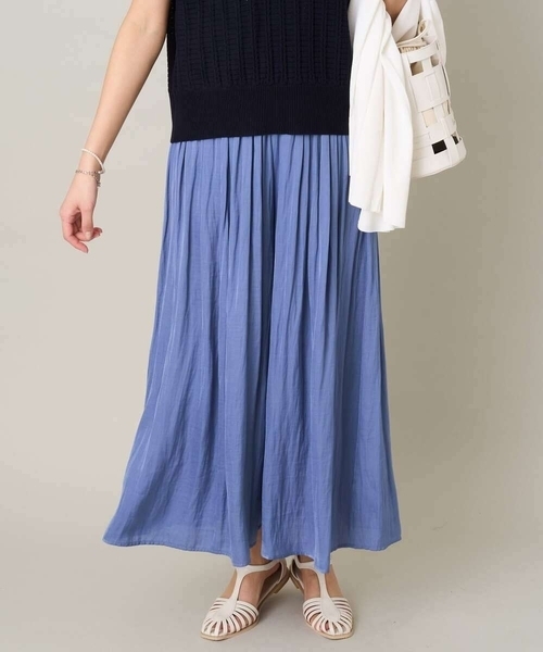 a.v.v（アーヴェヴェ）の「【洗える/イージーケア】落ち感ギャザースカンツ（その他パンツ・レディース・ブルー/ベージュ/ダークグレー/グリーン/オレンジ/ブラウン/レッド/ネイビー/サンドベージュ/ダークグリーン・38/40/36/42/34）」の19枚目の写真