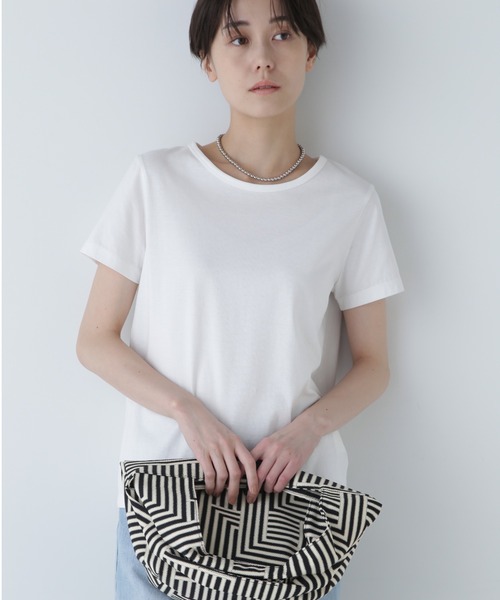 human woman / ヒューマンウーマン オーガニック綿天竺Ｔシャツ オーガニック綿天竺Tシャツ | human woman（ヒューマンウーマン