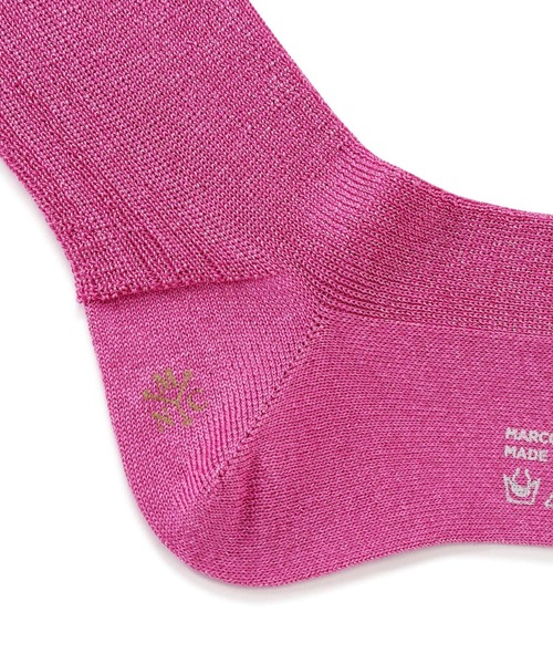 MARCOMONDE（マルコモンド）の「MARCOMONDE（マルコモンド）glitter ribbed socks 20（ソックス/靴下・レディース・ブルー系その他3/グレー系その他3/ラベンダー/ピンク・1）」の10枚目の写真