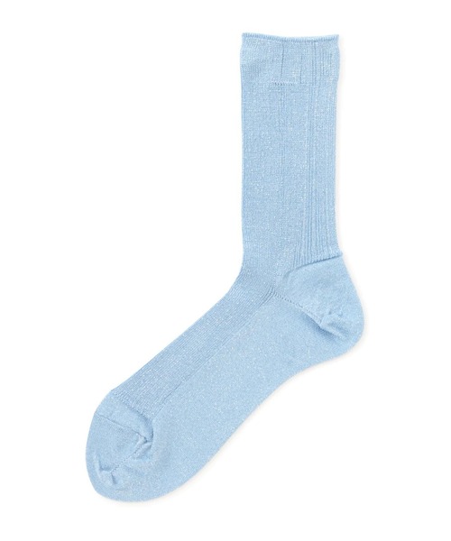 MARCOMONDE（マルコモンド）の「MARCOMONDE（マルコモンド）glitter ribbed socks 20（ソックス/靴下・レディース・ブルー系その他3/グレー系その他3/ラベンダー/ピンク・1）」の11枚目の写真