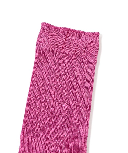 MARCOMONDE（マルコモンド）の「MARCOMONDE（マルコモンド）glitter ribbed socks 20（ソックス/靴下・レディース・ブルー系その他3/グレー系その他3/ラベンダー/ピンク・1）」の5枚目の写真