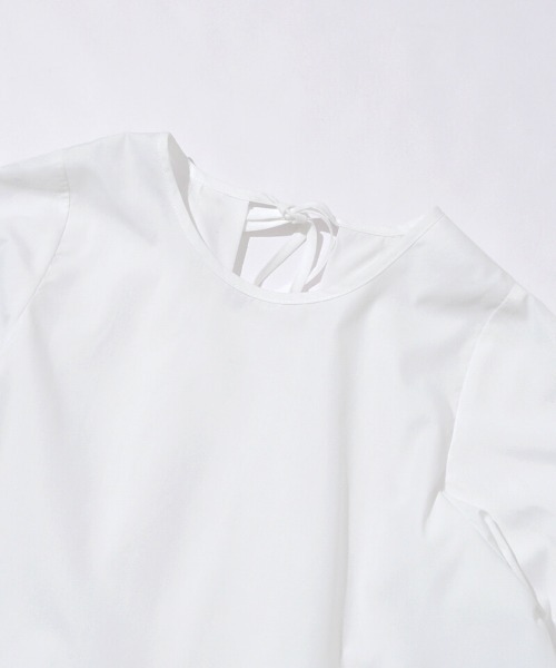 flower(フラワー)の「バックプリーツブラウス(シャツ/ブラウス・レディース・ホワイト/ミント・FREE)」の13枚目の写真