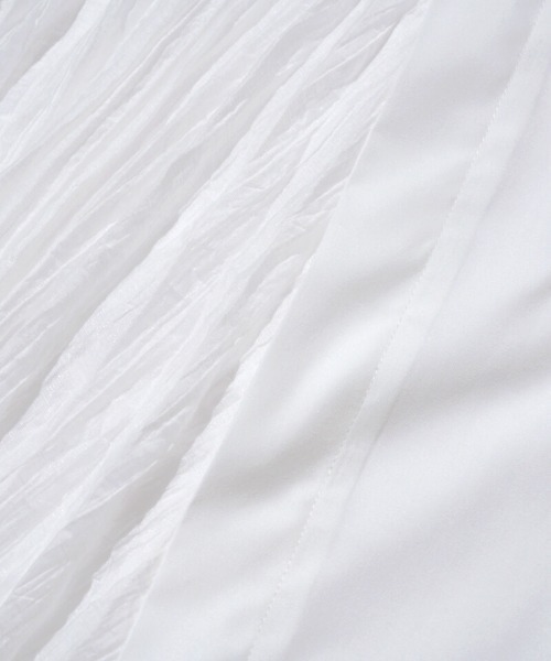 flower(フラワー)の「バックプリーツブラウス(シャツ/ブラウス・レディース・ホワイト/ミント・FREE)」の6枚目の写真