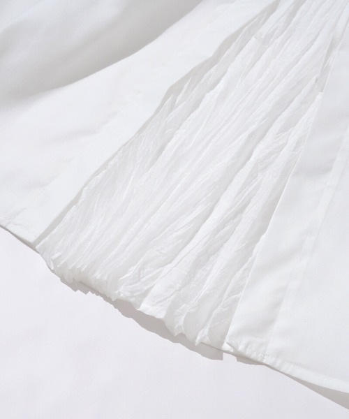 flower(フラワー)の「バックプリーツブラウス(シャツ/ブラウス・レディース・ホワイト/ミント・FREE)」の7枚目の写真