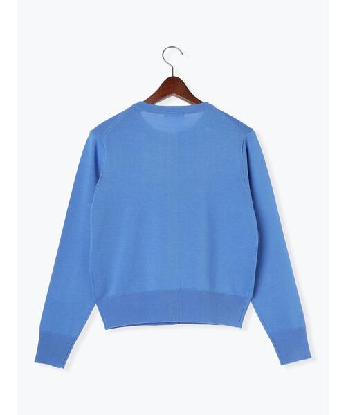 Te chichi(テチチ)の「12G金釦天竺クルーカーディガン(カーディガン/ボレロ・レディース・ブラック/オフホワイト/ブルー/グレー/ピンク・F)」の11枚目の写真