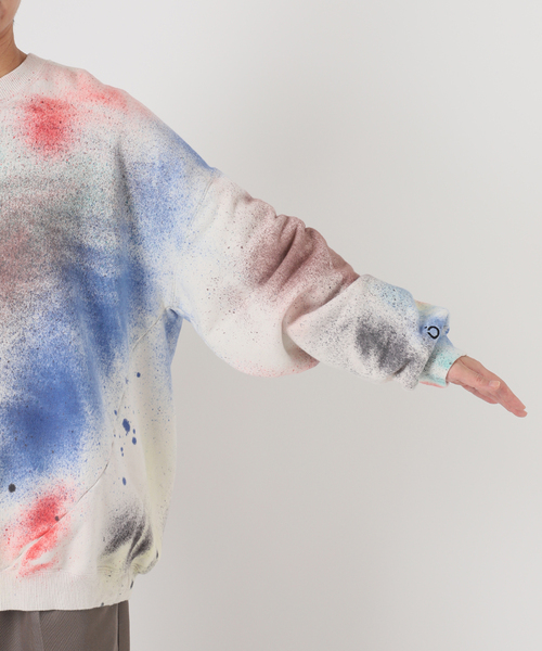 NOMA t.d.（ノーマティーディー）の「【NOMA t.d. for BOUCLE】別注マルチカラー スプレー ハンドダイ スウェット（スウェット・メンズ・その他・2/3）」の12枚目の写真