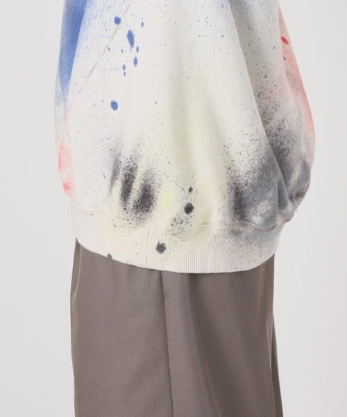 NOMA t.d.（ノーマティーディー）の「【NOMA t.d. for BOUCLE】別注マルチカラー スプレー ハンドダイ スウェット（スウェット・メンズ・その他・2/3）」の14枚目の写真