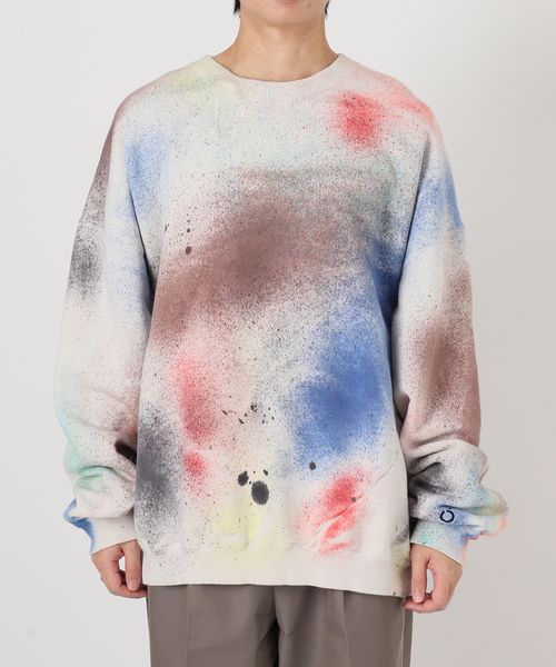 NOMA t.d.（ノーマティーディー）の「【NOMA t.d. for BOUCLE】別注マルチカラー スプレー ハンドダイ スウェット（スウェット・メンズ・その他・2/3）」の18枚目の写真