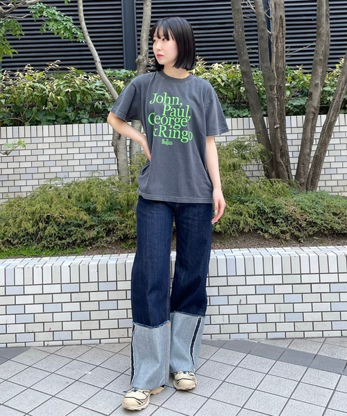 GOOD ROCK SPEED(グッドロックスピード)の「【GOOD ROCK SPEED/グッドロックスピード】 THE BEATLS:Tシャツ(Tシャツ/カットソー・レディース・チャコールグレー・SMALL/MEDIUM)」の9枚目の写真