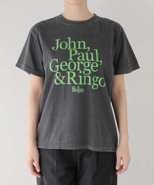GOOD ROCK SPEED(グッドロックスピード)の「【GOOD ROCK SPEED/グッドロックスピード】 THE BEATLS:Tシャツ(Tシャツ/カットソー・レディース・チャコールグレー・SMALL/MEDIUM)」の4枚目の写真
