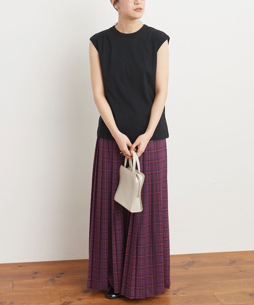 fig London(フィグロンドン)の「GIZA no sleeve(Tシャツ/カットソー・レディース・ブラック/ホワイト・FREE)」の22枚目の写真