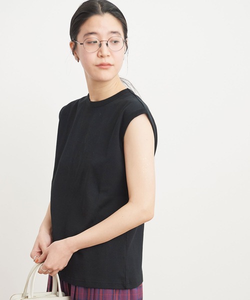 fig London(フィグロンドン)の「GIZA no sleeve(Tシャツ/カットソー・レディース・ブラック/ホワイト・FREE)」の9枚目の写真