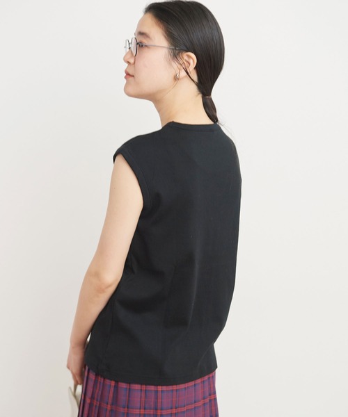 fig London(フィグロンドン)の「GIZA no sleeve(Tシャツ/カットソー・レディース・ブラック/ホワイト・FREE)」の10枚目の写真