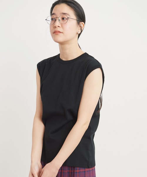 fig London(フィグロンドン)の「GIZA no sleeve(Tシャツ/カットソー・レディース・ブラック/ホワイト・FREE)」の21枚目の写真