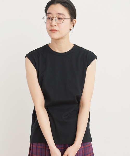fig London(フィグロンドン)の「GIZA no sleeve(Tシャツ/カットソー・レディース・ブラック/ホワイト・FREE)」の8枚目の写真