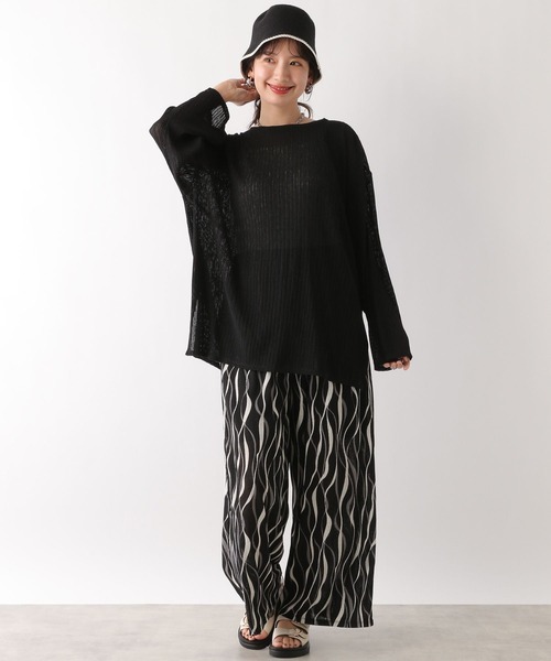 LEPSIM（レプシィム）の「サーモバケハ　993949（ハット・レディース・ブラック/アイボリー・ONE SIZE）」の17枚目の写真